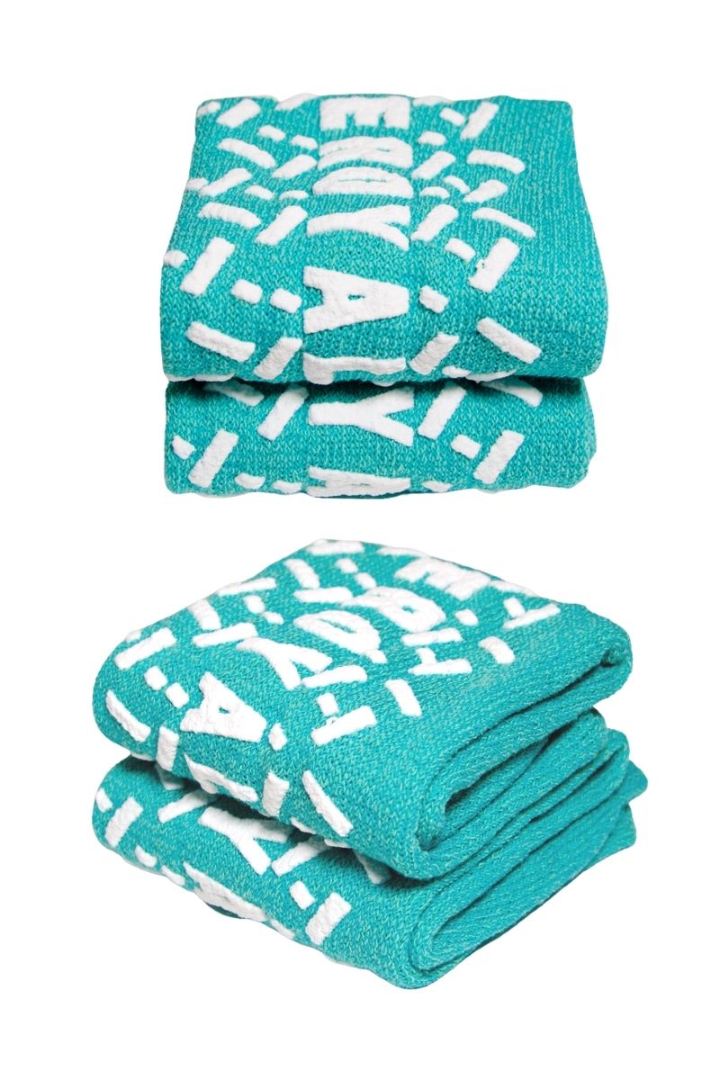 Sock - Non Slip Single Sided Teal Universal